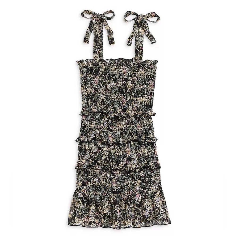 Katie J NYC Juniors Evan Black Floral Dress